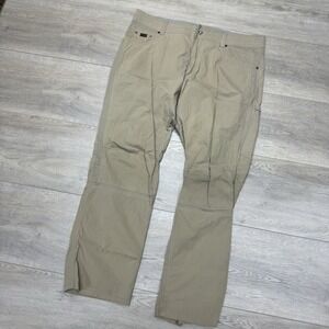 Kuhl Radikl Khaki Beige Outdoor Pants Men's Sz 38x30 FADE Outdoor Gorp